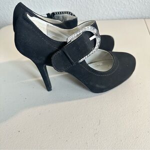 Madeline Black Platform Stiletto Mary Jane